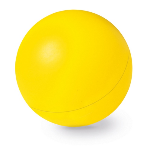 yellow stress ball